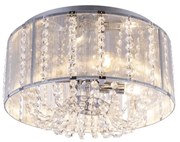 Globo 15091D - Kristály mennyezeti lámpa WALLA 4xE14/40W/230V