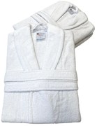 Frottír unisex fürdőköpeny Fehér TiaHome - XL