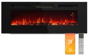Klarstein Galeras Smart Intelligens elektromos kandalló, 2 hőmérséklet beállítás, 16 - 30°, LED lángillúzió, IOT csatlakozási lehetőség