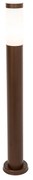 Kültéri lámpaoszlop rozsdabarna opállal 80 cm IP44 - Rox