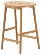 Natúr színű tölgyfa bárszék (ülésmagasság 65 cm) Enit – Kave Home