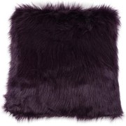 Dekorációs párnahuzat FAUX FUR hosszú szőr 50x50 cm, lila