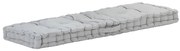 szürke pamut raklappadló-párna 120 x 40 x 7 cm