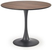 Olmo étkezőasztal, dió / fekete