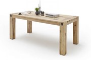 LEEDS Tömör Vad Tölgyfa Étkezőasztal 180x90cm