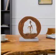 Eglo 427414 - Dekoráció KEMAMAN 27,2x28,5 cm fa/gyanta