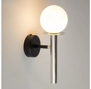 Fali lámpa DAISY 1xG9/12W/230V fényezett króm/fekete/fehér