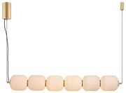 Zuma Line 003064-034748 - LED függőlámpa kábelen AKARI LED/50W/230V arany