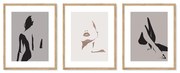 Kép szett 3 db-os 42x52 cm – knor