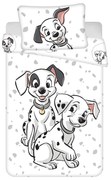 Fehér pamut gyerek ágyneműhuzat babaágyhoz 100x135 cm 101 Dalmatians – Jerry Fabrics