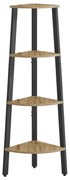 Sarokpolc TAYLOR ARTISAN 4 polc, 125x34 cm