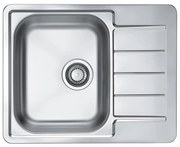 ALVEUS 1144603 - Mosogató LINE 61,5x50 cm matt acél/satin, excenter nélkül