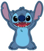 Disney Lilo és Stitch, A csillagkutya Alien formapárna, díszpárna 35 cm