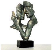 Asztali dekoráció 31,5x9,5x19 cm gyanta/patina