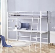 DOLCE emeletes ágy íróasztallal fehér