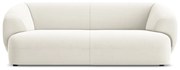 Fehér bársony kanapé 212 cm Moana – Makamii