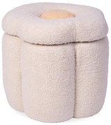 Childhome - Taburet FLOWER átm. 35 cm krémes