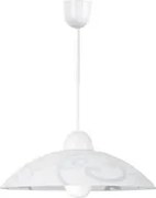 Beltéri függeszték e27 60w fehér scroll