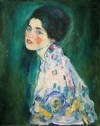 Reprodukció Portrait of a young woman (1916–17), Gustav Klimt