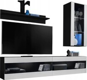 Rtv bútor szett Tivoli SET5 Fekete/Fehér