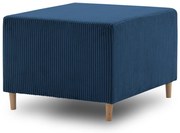 Fireze puff, kordbársony, kék