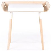 My Writing Desk fehér íróasztal 1 fiókkal - EMKO