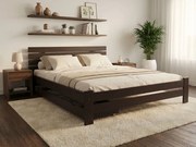 PARIS magasított ágy 140x200 cm, diófa Ágyrács: Léces ágyrács, Matrac: Coco Maxi 20 cm matrac