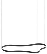 Ideal Lux - LED Csillár zsinóron WAVES LED/54W/230V CRI 90 fekete