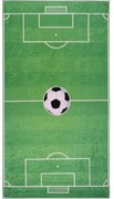 Zöld mosható gyerek játszószőnyeg 80x120 cm Soccer Time – Vitaus