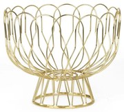 Wired aranyszínű gyümölcsös kosár - PT LIVING