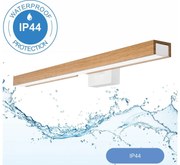 Brilagi Brilagi-LED fürdőszobai tükörmegvilágítás WOODY MIRROR LED/12W/230V IP44 tölgy/fehér BG0884