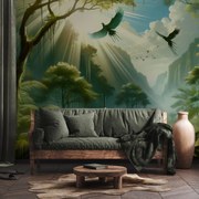 Fotótapéta - Papagájok a vadonban (147x102 cm)