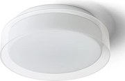 RENDL VENICE LED 30 mennyezeti lámpa átlátszó üveg/opálüveg/króm 230V LED 12W IP44 3000K