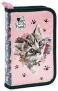 Egyszintes tolltartó - Pink cat