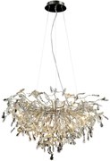 Kristály csillár zsinóron 13xG9/40W/230V króm