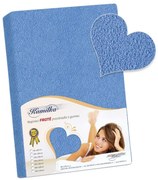 Bellatex frotté lepedő kék, 180 x 200 cm, 180 x 200 cm