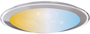 Aigostar - Dimmelhető LED mennyezeti lámpatest LED/30W/230V 2700-6500K Ø 42,9 cm króm+távirányító