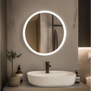 Brilagi - TORINO LED fürdőszobai tükör LED/19W/230V átm. 60 cm IP44 CRI 90 dimmelhető + CCT