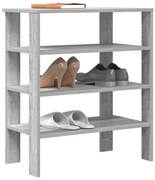 szürke sonoma színű szerelt fa cipőtartó 61x32x70 cm