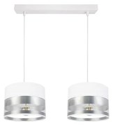 Csillár zsinóron MILO 2xE27/60W/230V ezüst