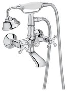 Roca A5A014BC00 - CARMEN kádszett csapteleppel, fényes króm