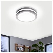 Eglo 97299 - Dimmelhető fürdőszobai világítótest LOCANA-C LED/14W ezüstszínű IP44