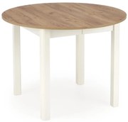 Étkezőasztal CALMIO craft tölgy/fehér