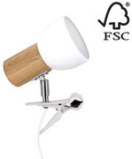 Spot-Light 2224174WK - Csipeszes lámpa SVENDA 1xE27/60W/230V