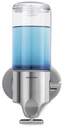 Ezüstszínű fali szappanadagoló rozsdamentes acélból 440 ml - simplehuman