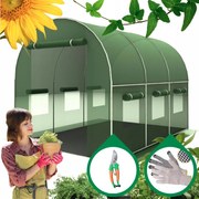 Megerősített kerti fóliasátor PRÉMIUM 2 × 3 m + AJÁNDÉK