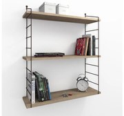 Fali polc ARMONI 85x72 cm barna