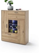 PORTLAND T20 Magas komód 3 ajtós 1 fiókos