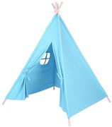 Indián sátor gyerekeknek, 3 színben-kék