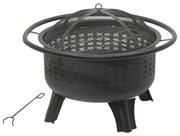 Cattara Merapi hordozható tűzhely fedéllel, 80 x 80 x 62 cm